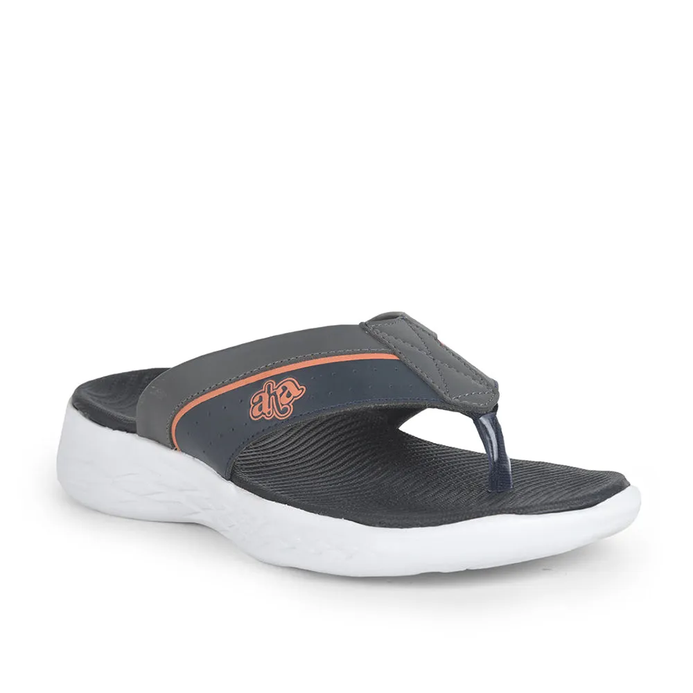 Full Version Swords And Sandals 2 A-HA Casual Grey Flip Flop For Men IMPACT-175 By Liberty