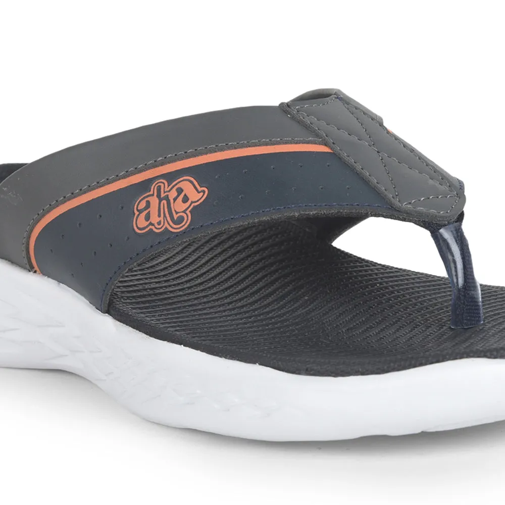 Sandals Contest A-HA Casual Grey Flip Flop For Men IMPACT-175 By Liberty