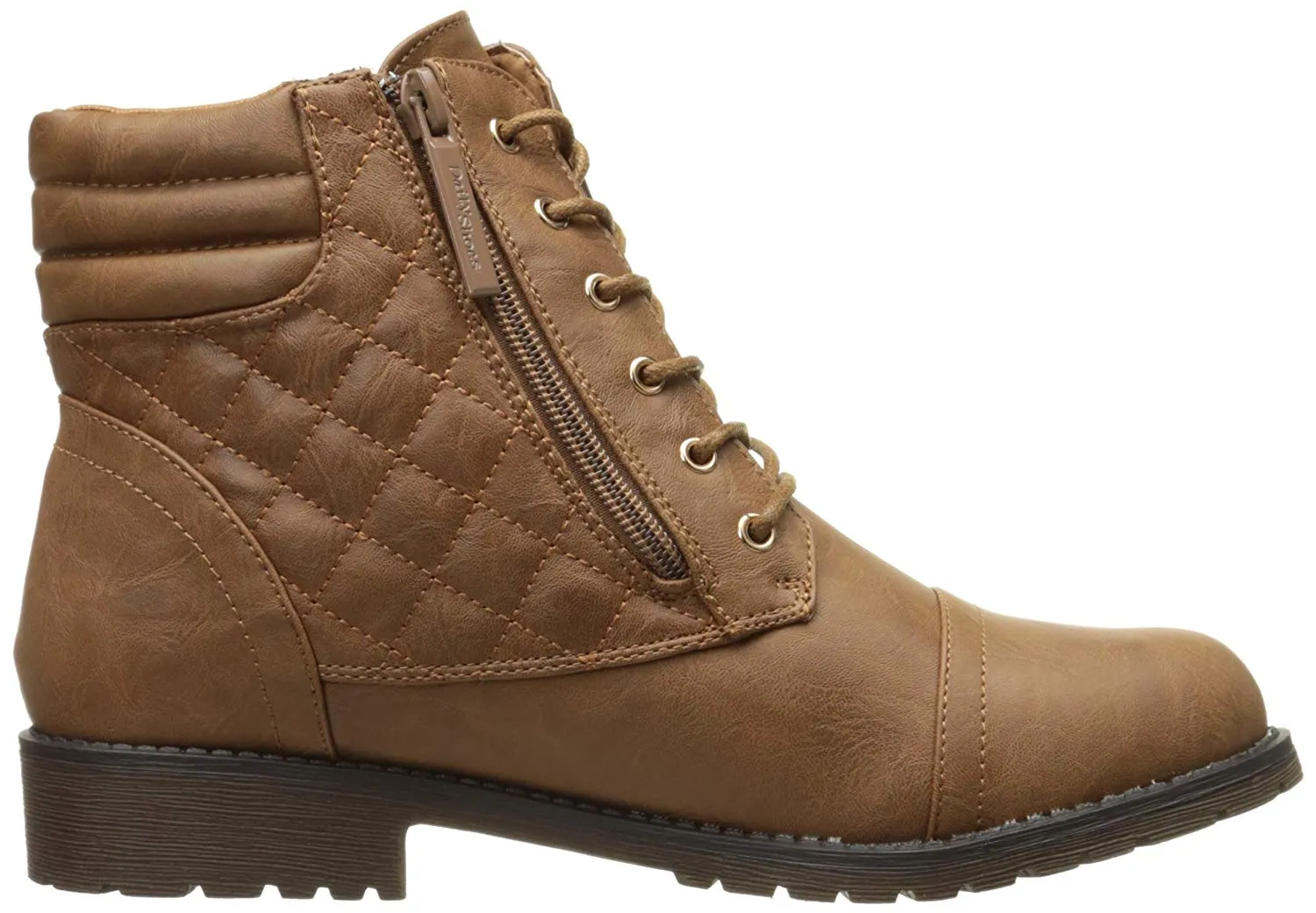 DailyShoes Women's Military Lace Up Buckle Combat Boots Ankle High Exclusive Credit Card Pocket Trail Shoe