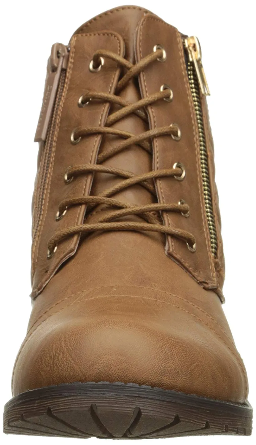 Running Shoes For Muddy DailyShoes Women's Military Lace Up Buckle Combat Boots Ankle High Exclusive Credit Card Pocket