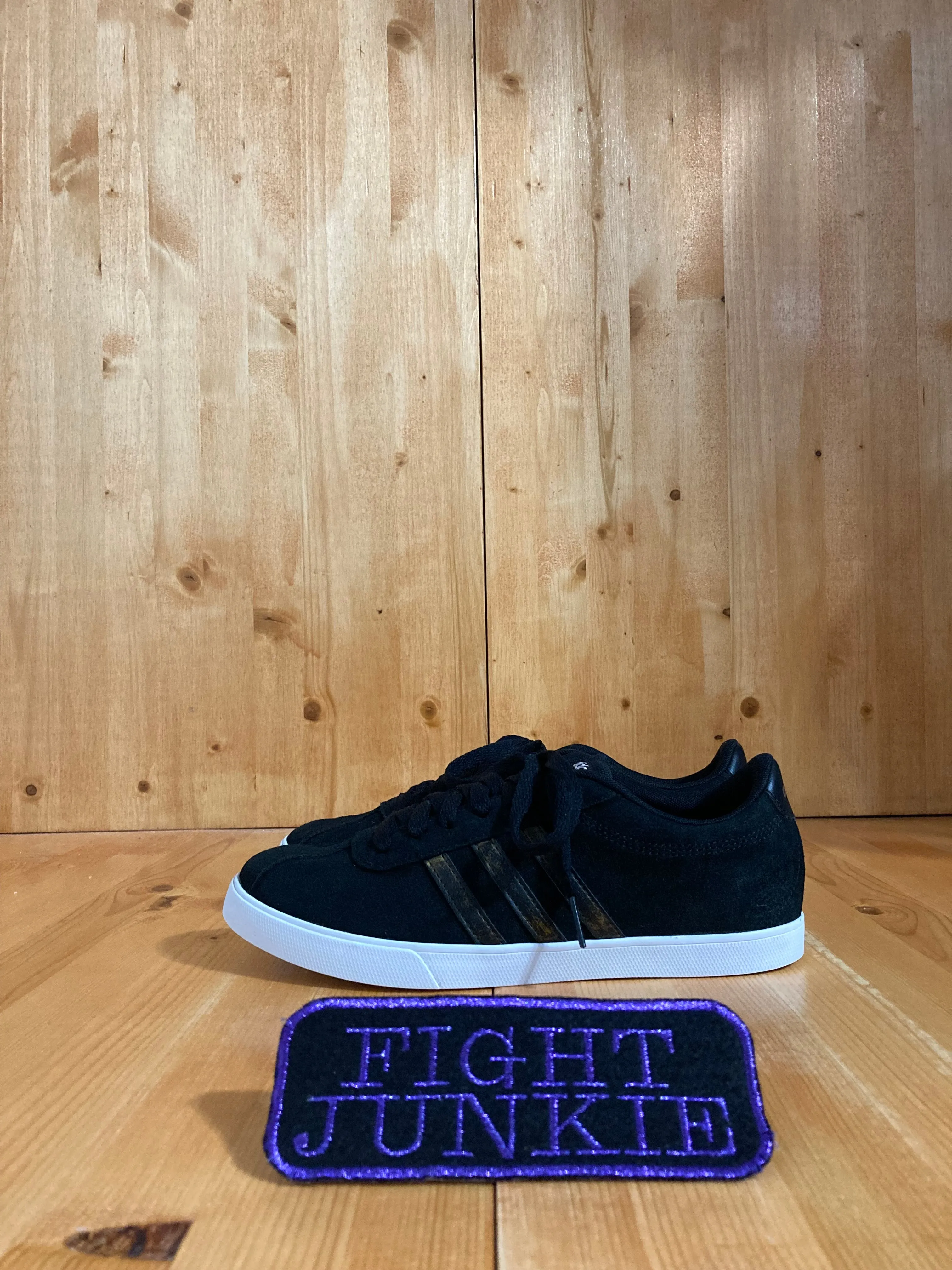 Adidas Copa Super Shoes ADIDAS NEO COURTSET Women Size 8 Suede Shoes Sneakers Black BB9657