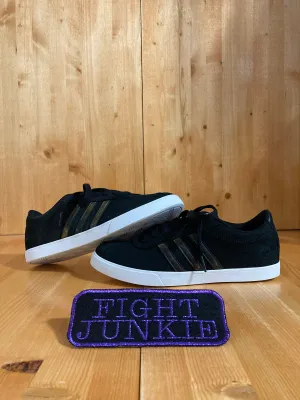 Adidas Vintage Shoes 90s ADIDAS NEO COURTSET Women Size 8 Suede Shoes Sneakers Black BB9657