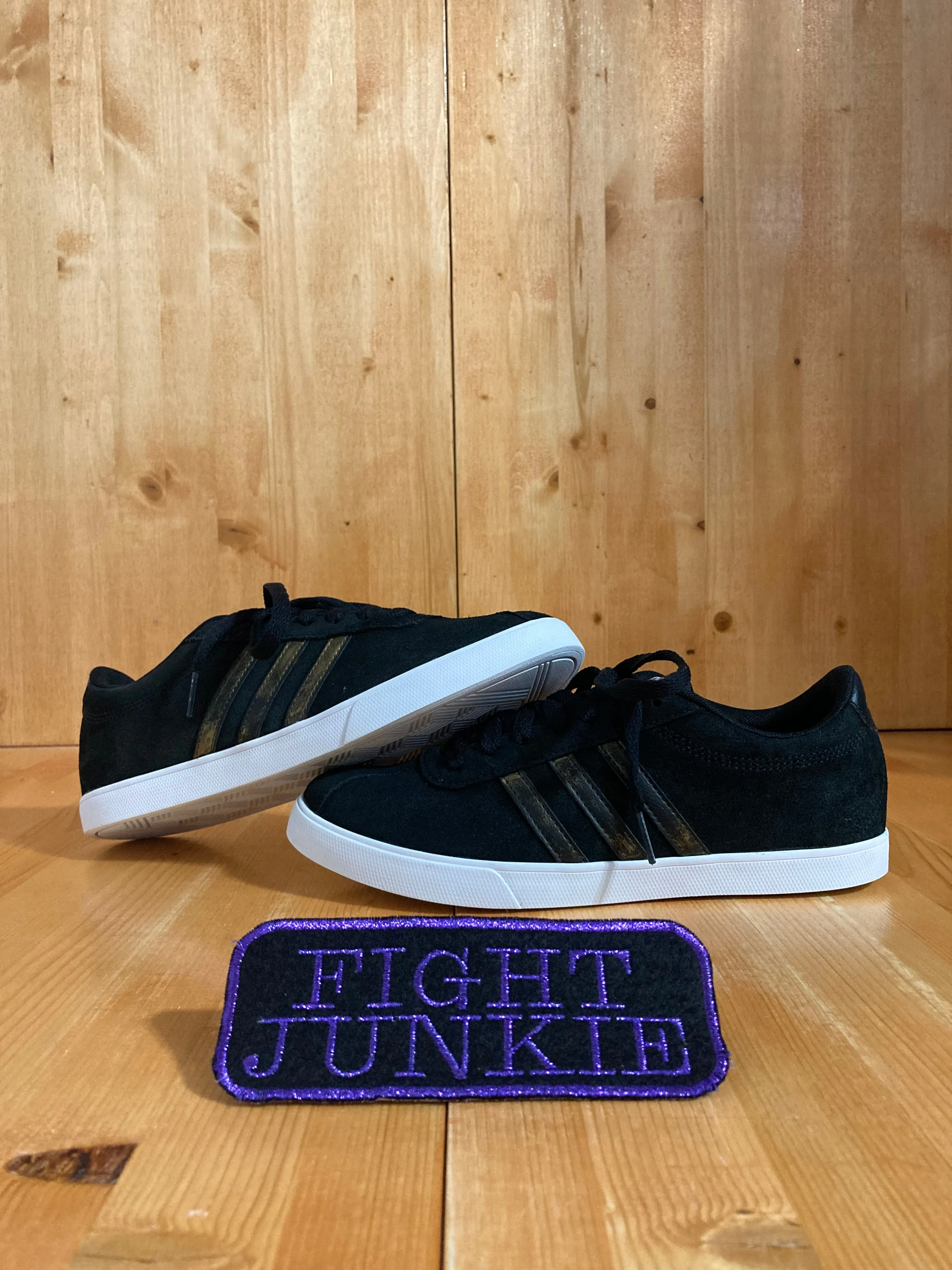 Adidas Codechaos 22 Boa Spikeless Golf Shoes ADIDAS NEO COURTSET Women Size 8 Suede Shoes Sneakers Black BB9657