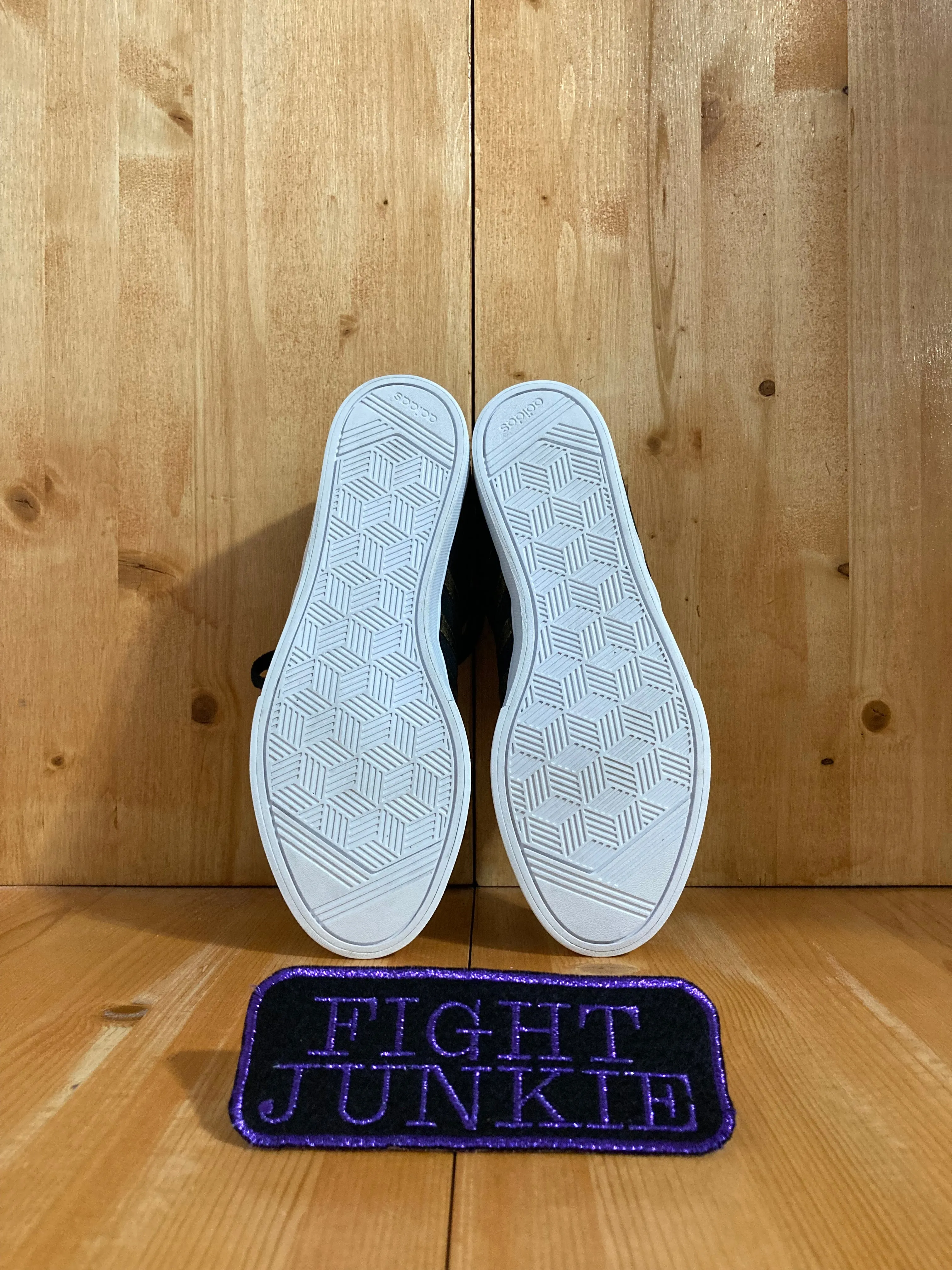 ADIDAS NEO COURTSET Women Size 8 Suede Shoes Sneakers Black BB9657 Adidas Barefoot Shoes