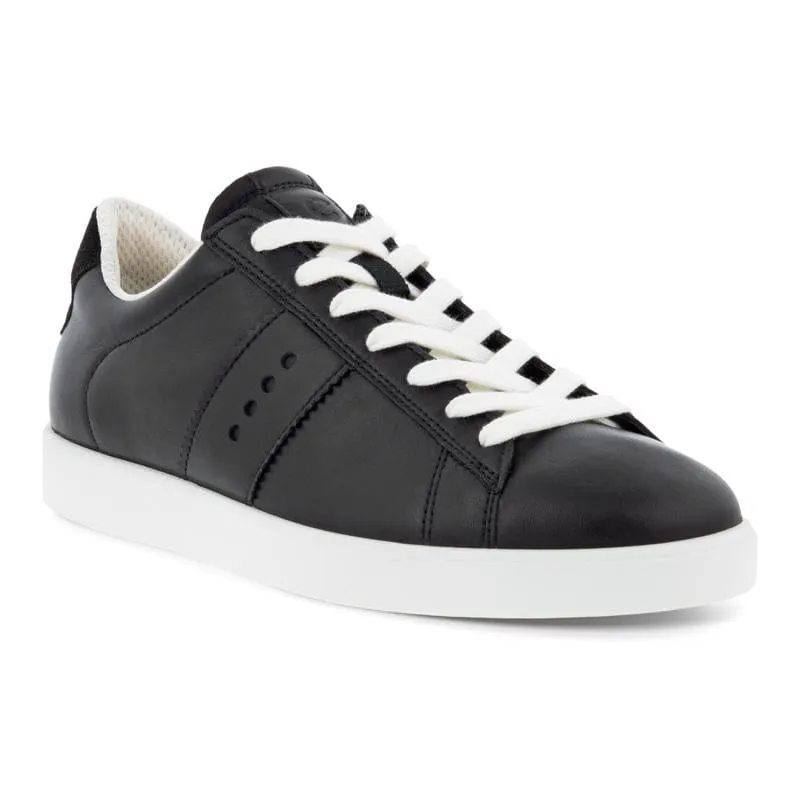 Ecco Women's Street Lite Sneakers- Black Casual Shoes Sneakers
