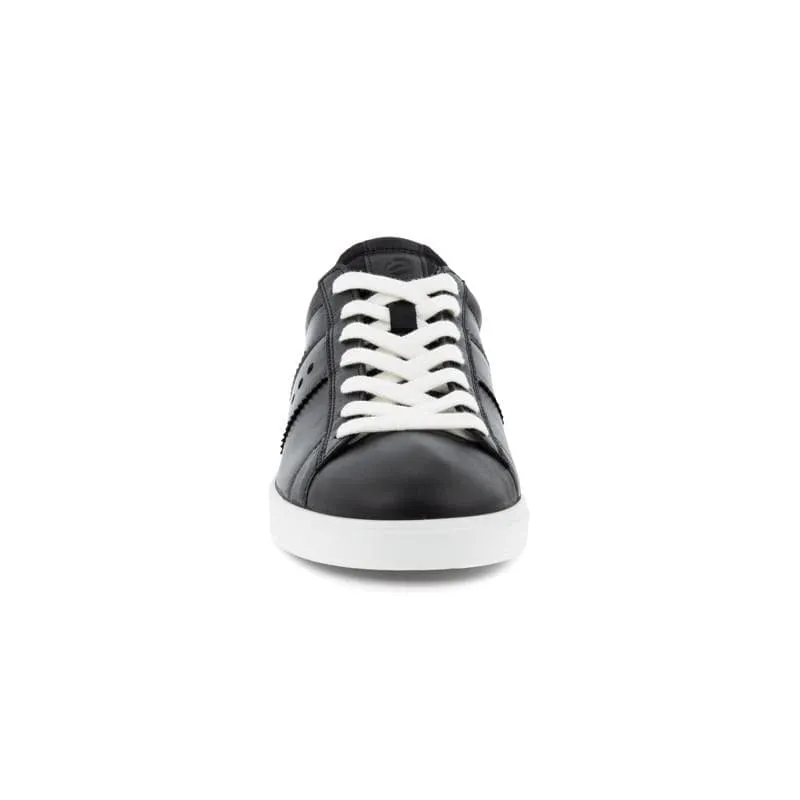 Ecco Women's Street Lite Sneakers- Black Casual Winter Shoes With Jeans