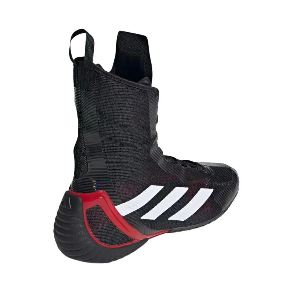 Adidas Speedex Ultra Boxing Boots - Core Black Adidas 3 Stripe Shoes