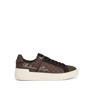 Oh Sneakers Signature Logo B-Court Sneaker in Brown