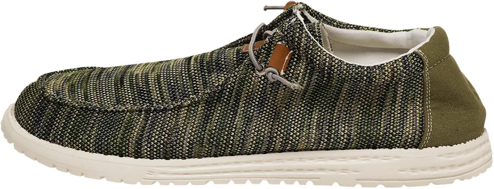 The Hemp Slippers NORTY Men's Lightweight Loafer Slip On Lace Up Casual Boat Shoe