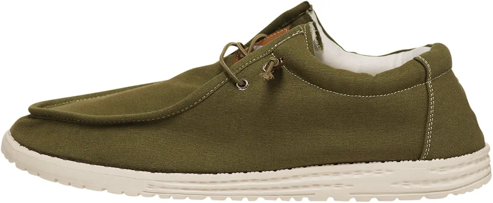 Comfortable Slides Shoes NORTY Men's Lightweight Loafer Slip On Lace Up Casual Boat Shoe