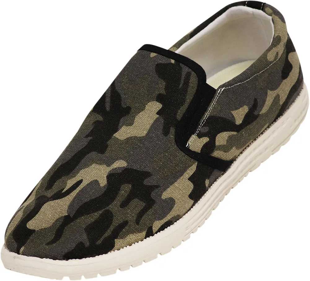 NORTY Men's Lightweight Loafer Slip On Lace Up Casual Boat Shoe Benassi Slide Sandals