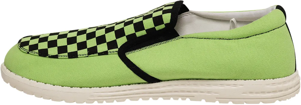 NORTY Men's Lightweight Loafer Slip On Lace Up Casual Boat Shoe Slides With Closed Toe