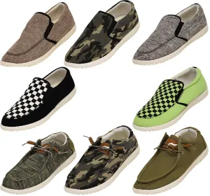 Vintage Bedroom Slippers NORTY Men's Lightweight Loafer Slip On Lace Up Casual Boat Shoe