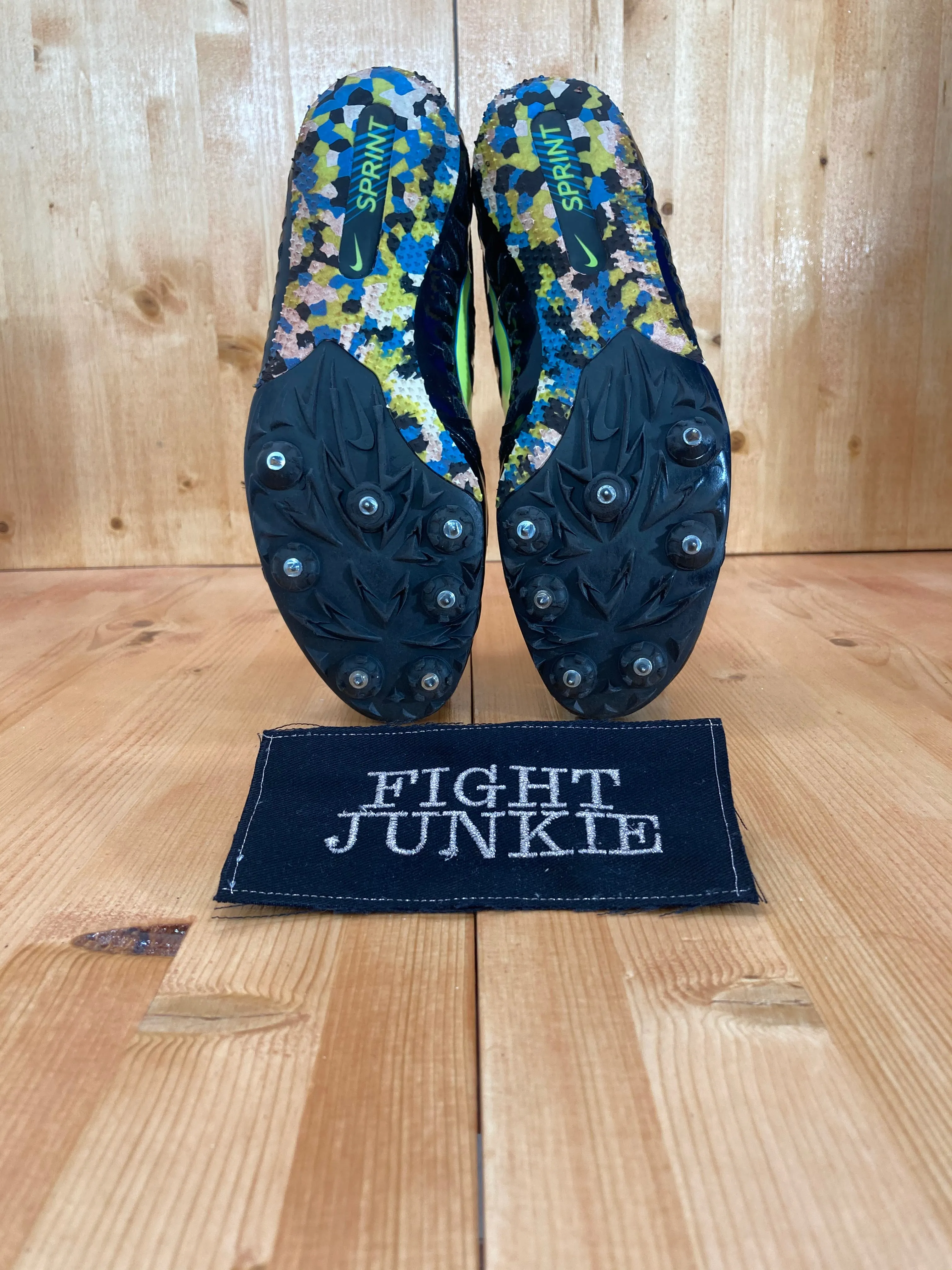 Asics Running Shoes With Carbon Plate NIKE ZOOM RIVAL S Men's Size 10 Running Track Spikes Black 456812-070