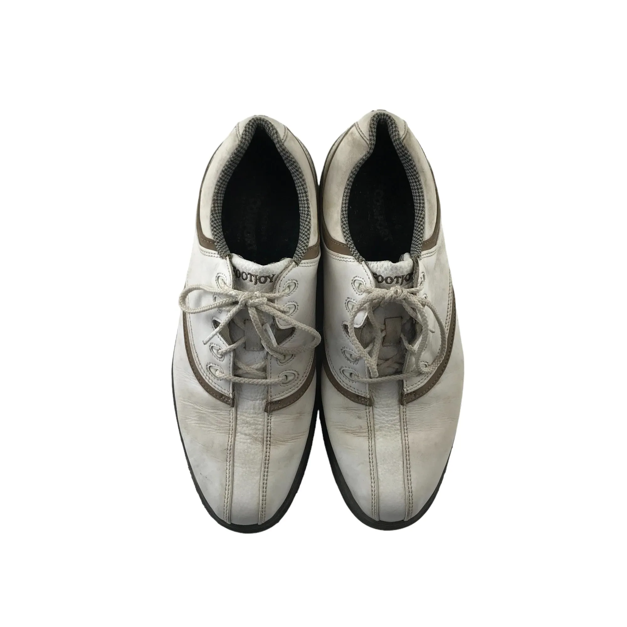 FootJoy Golf Shoes Shoe Size 6 White and Light Brown Adidas Shoes Nmd_r1