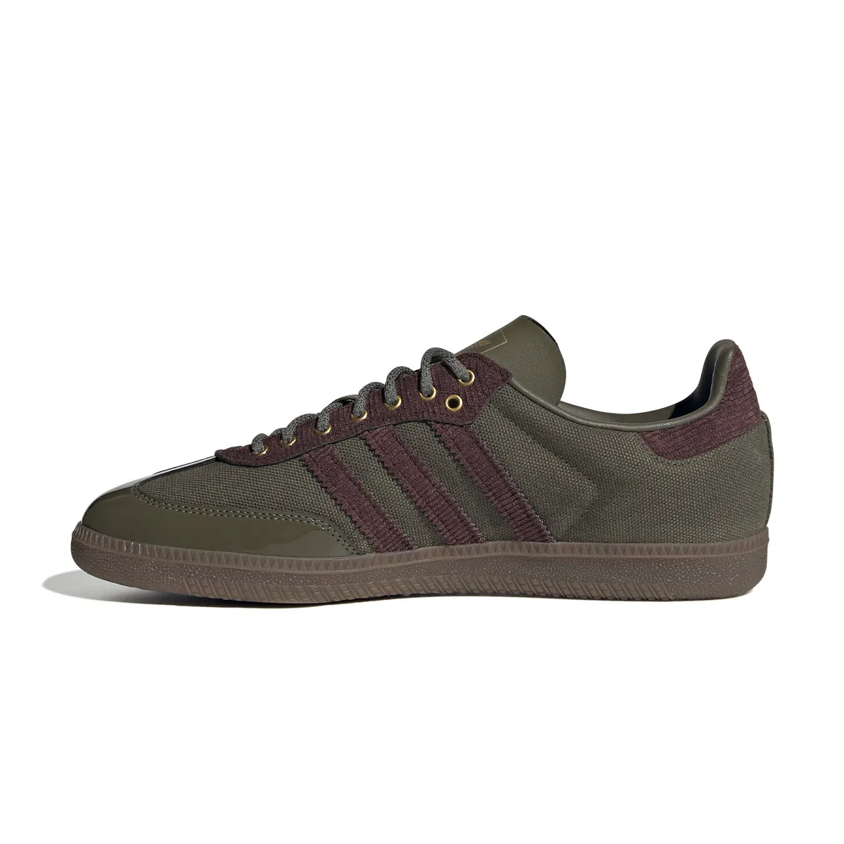 Messi Indoor Soccer Shoes Adidas Samba OG 'Olive Strata'