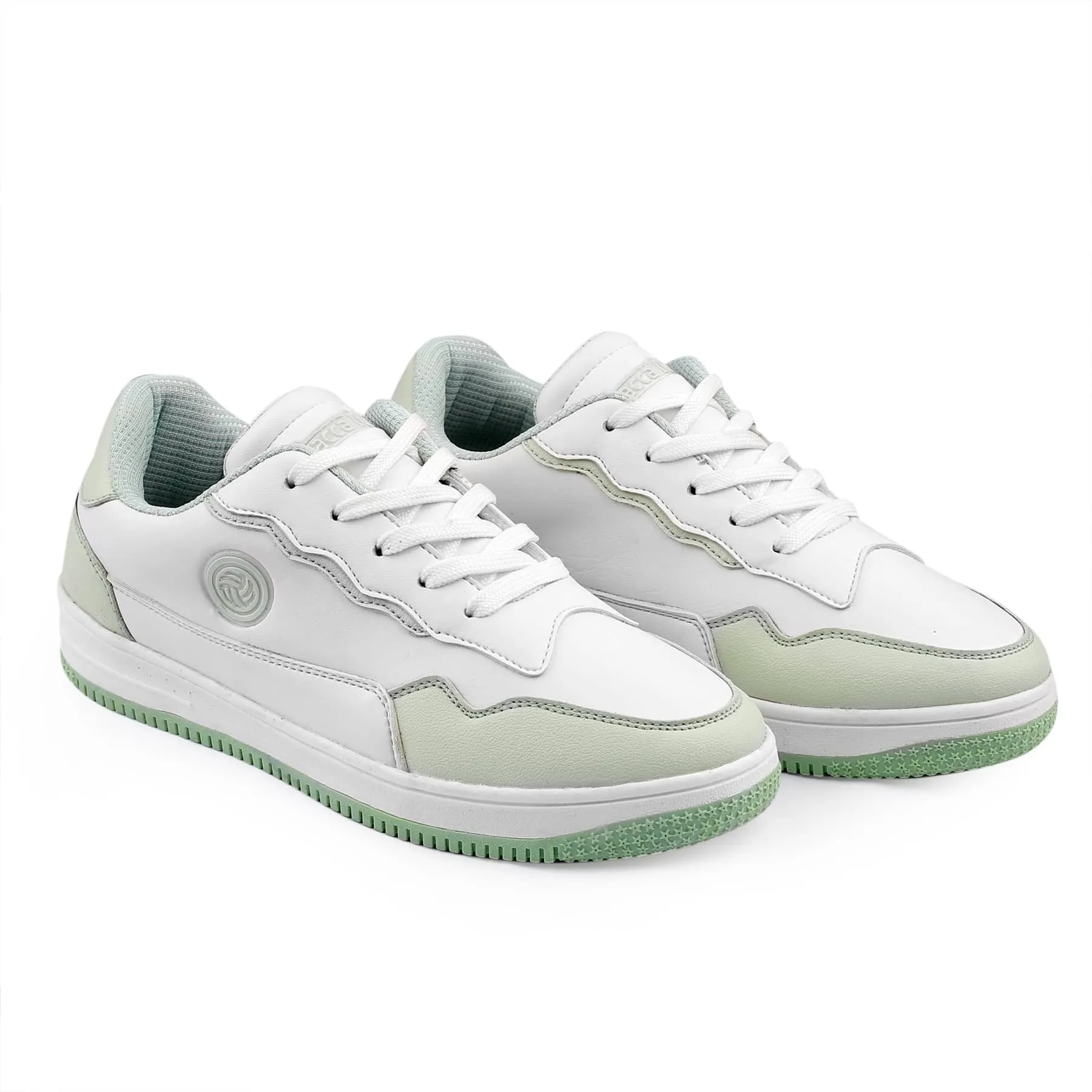 Bacca Bucci INFINITY Low Top Flat Sole Fashion Women's Sneakers Marshmellow Sneakers