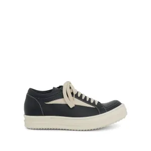 Sneakers Fanatics Vintage Leather Sneaker in Black/Milk