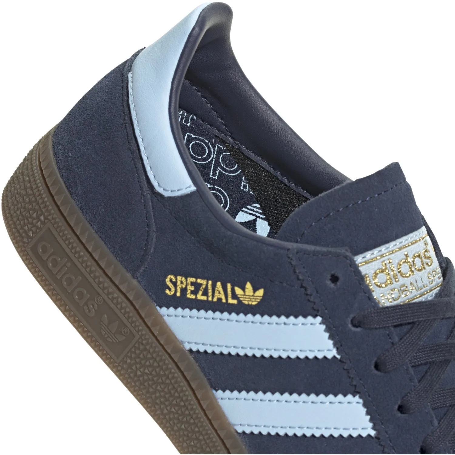 adidas Originals Collegiate Navy/Clear Sky/Gum5 Handball Spezial J Sneakers Adidas Soccer Shoes Turf