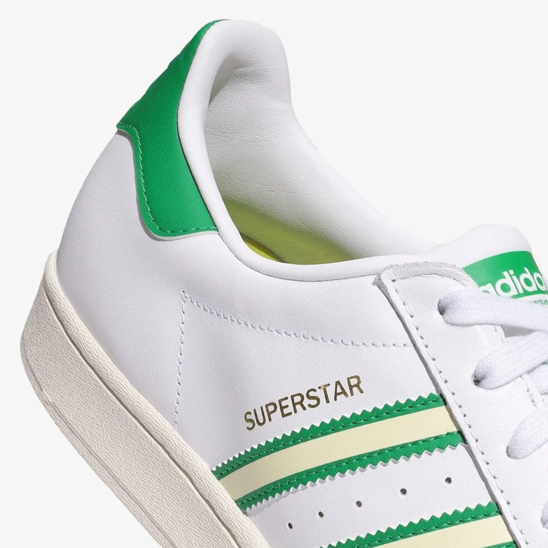 Adidas Indoor Soccer Shoes Sale Adidas Originals | SUPERSTAR  { OWHITE/GREEN