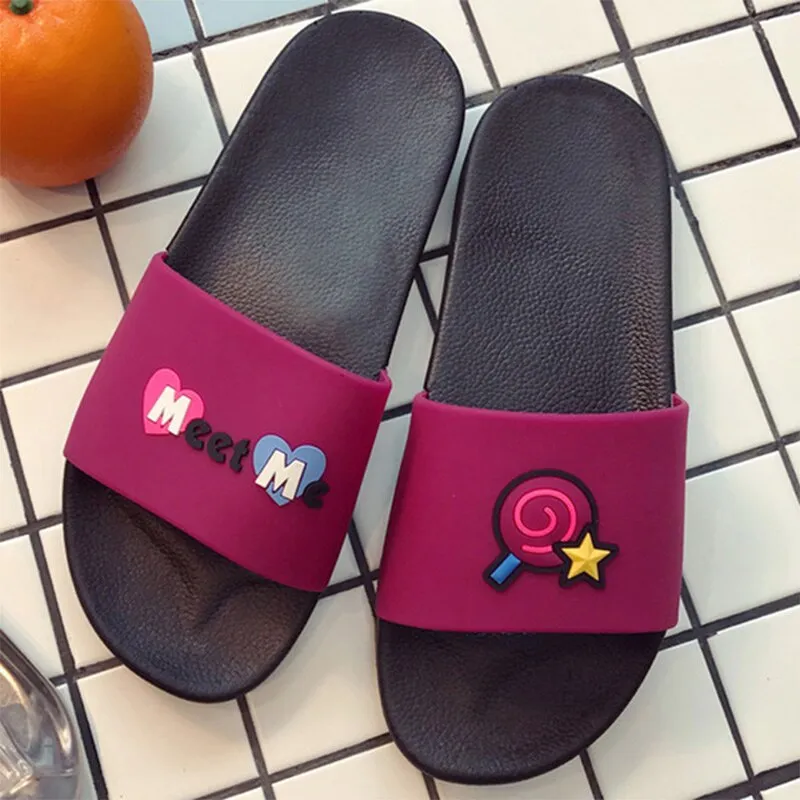 Ladies Slides Shoes Jeans And Flat Shoes Outfit