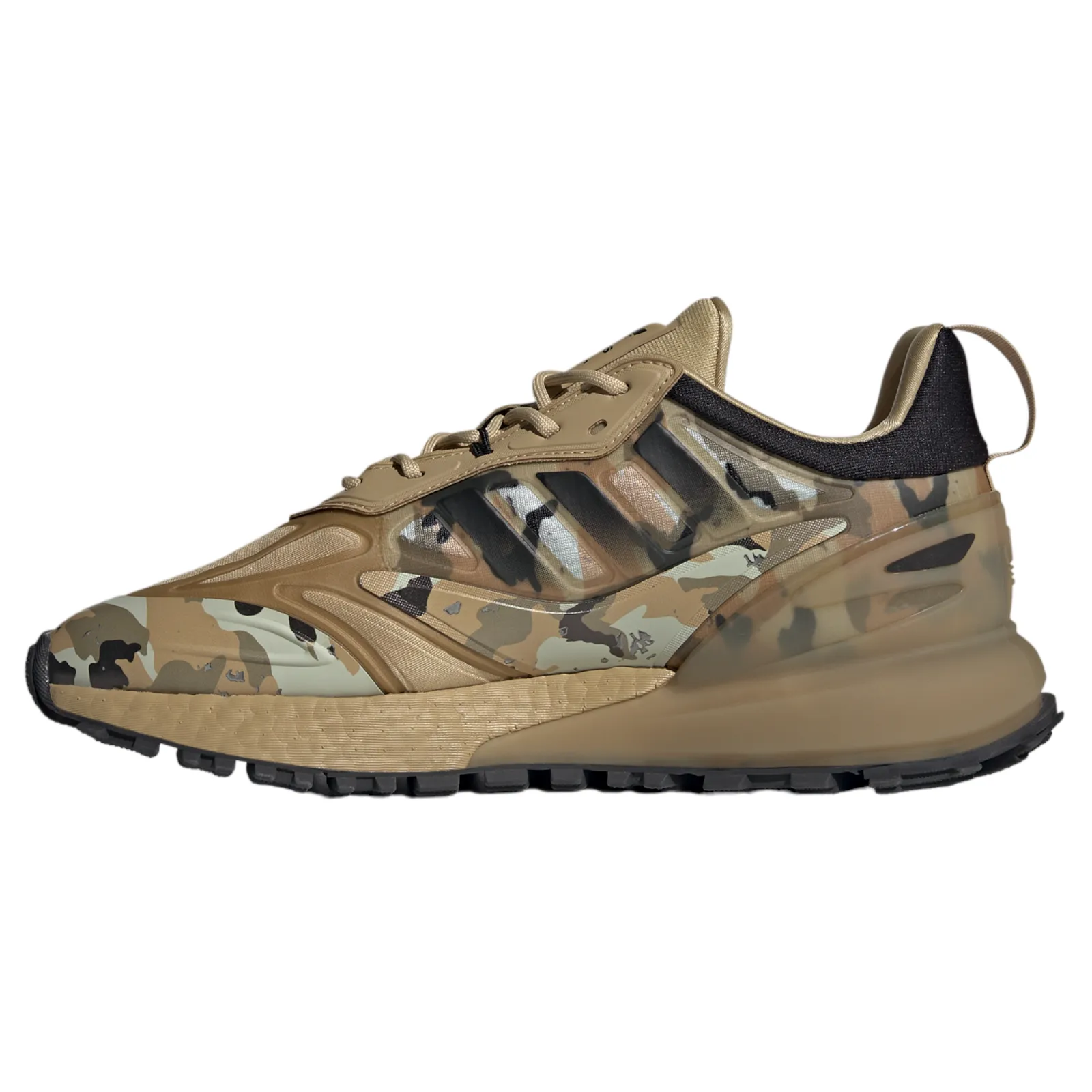 adidas Originals ZX 2K Boost 2.0 Trail Trainers - Camo Green Adidas 4dfwd X Parley Shoes