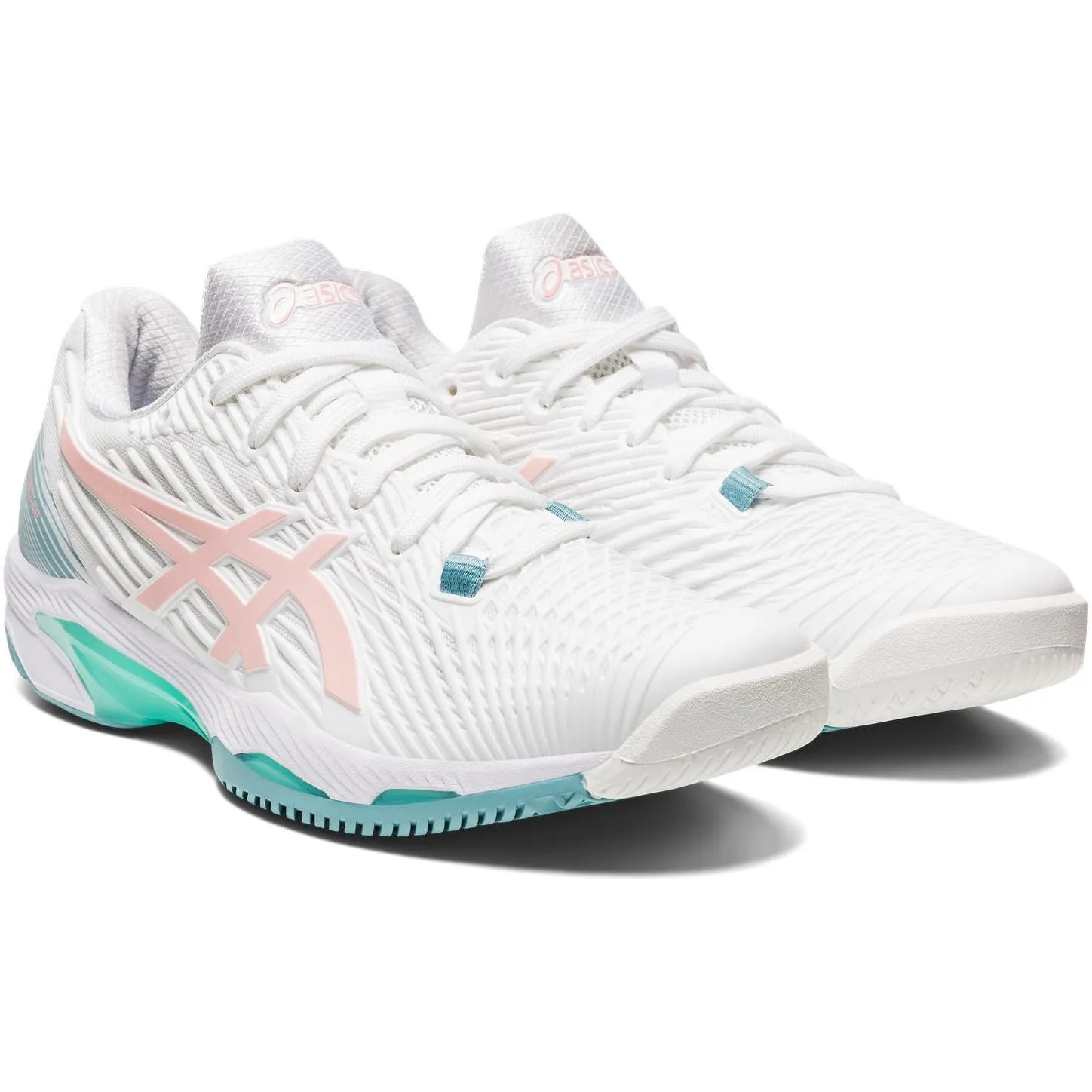 Asics Solution Speed FF 2 Womens Tennis Shoes - White Asics Gore Tex Hiking Shoes