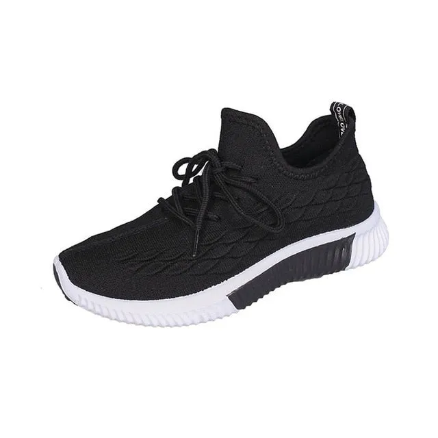 Vintage 80s Sneakers Women Flyknit Sneakers Running Shoes Women Casual Shoes Women Trainers Walking Shoes Outdoor Footwear Tenis Ladies Sneakers