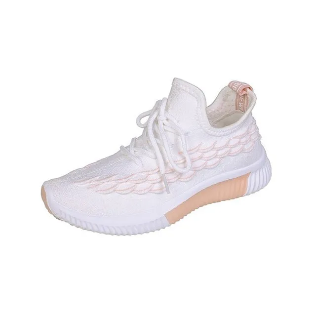 Women Flyknit Sneakers Running Shoes Women Casual Shoes Women Trainers Walking Shoes Outdoor Footwear Tenis Ladies Sneakers Skinny Jeans With Sneakers