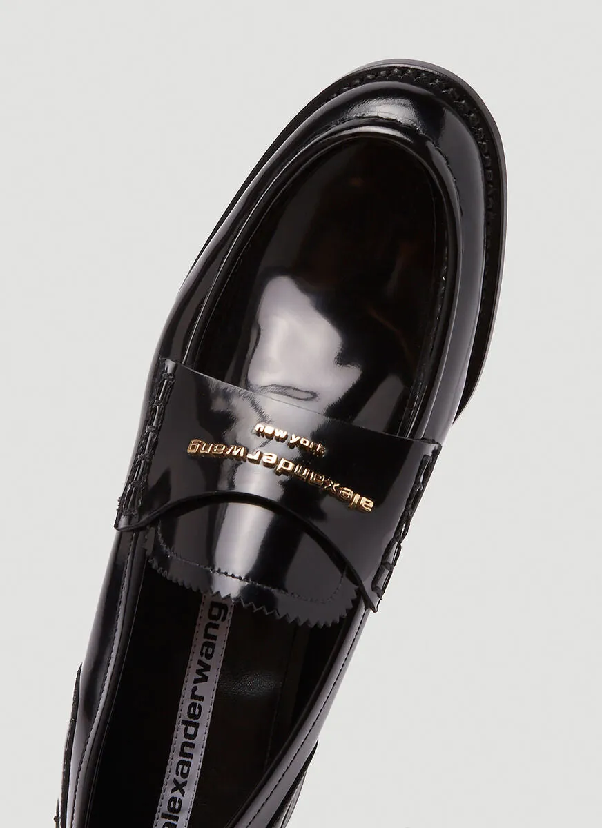 Support Walking Shoes Alexander Wang Carter Logo Loafers