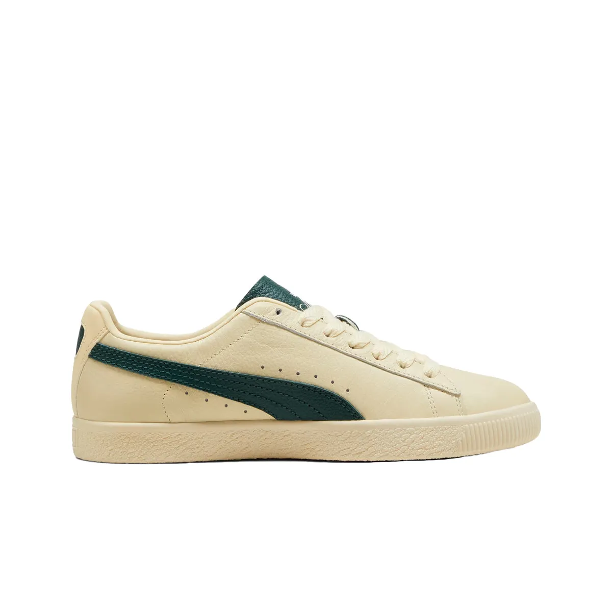 Amplifoam Asics Shoes Puma Mens Clyde Payers Lane Athletic Shoes 398701-01 Creamy Vanilla/Dark Myrtle