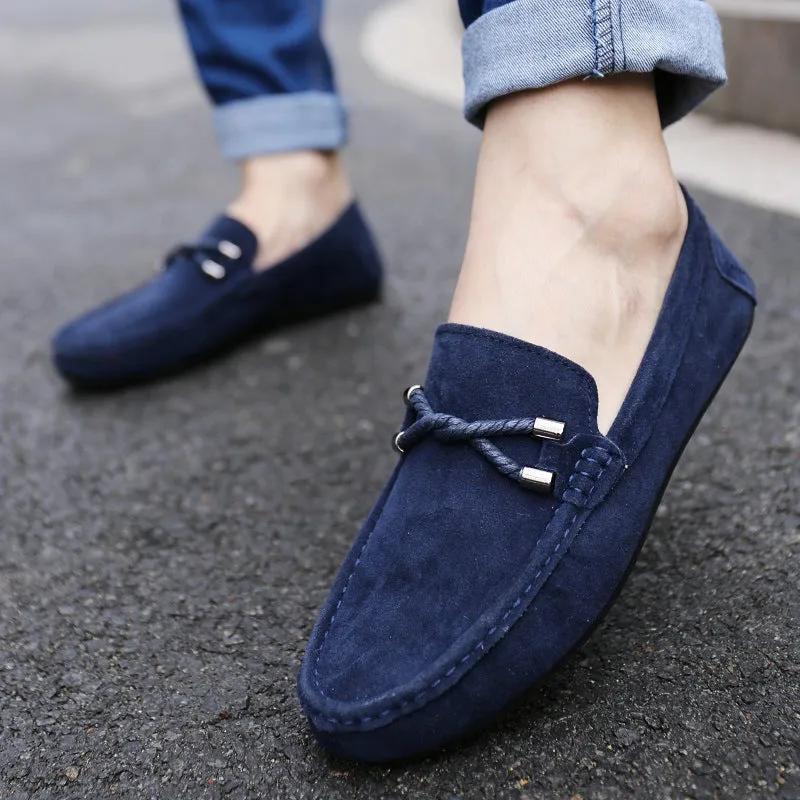 UPUPER Spring Summer NEW Men's Loafers Comfortable Flat Casual Shoes Men Breathable Slip-On Soft Leather Driving Shoes Moccasins Designer Flat Bridal Shoes