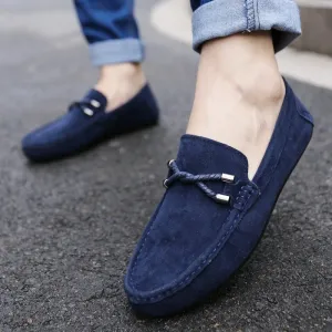 High End Flats Shoes UPUPER Spring Summer NEW Men's Loafers Comfortable Flat Casual Shoes Men Breathable Slip-On Soft Leather Driving Shoes Moccasins