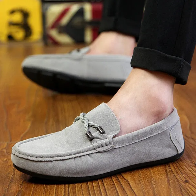 1920 Flat Shoes UPUPER Spring Summer NEW Men's Loafers Comfortable Flat Casual Shoes Men Breathable Slip-On Soft Leather Driving Shoes Moccasins