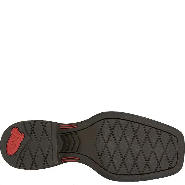 Justin Canter 11" Dusky Brown Western Boot Wedge Heel Boots Knee High