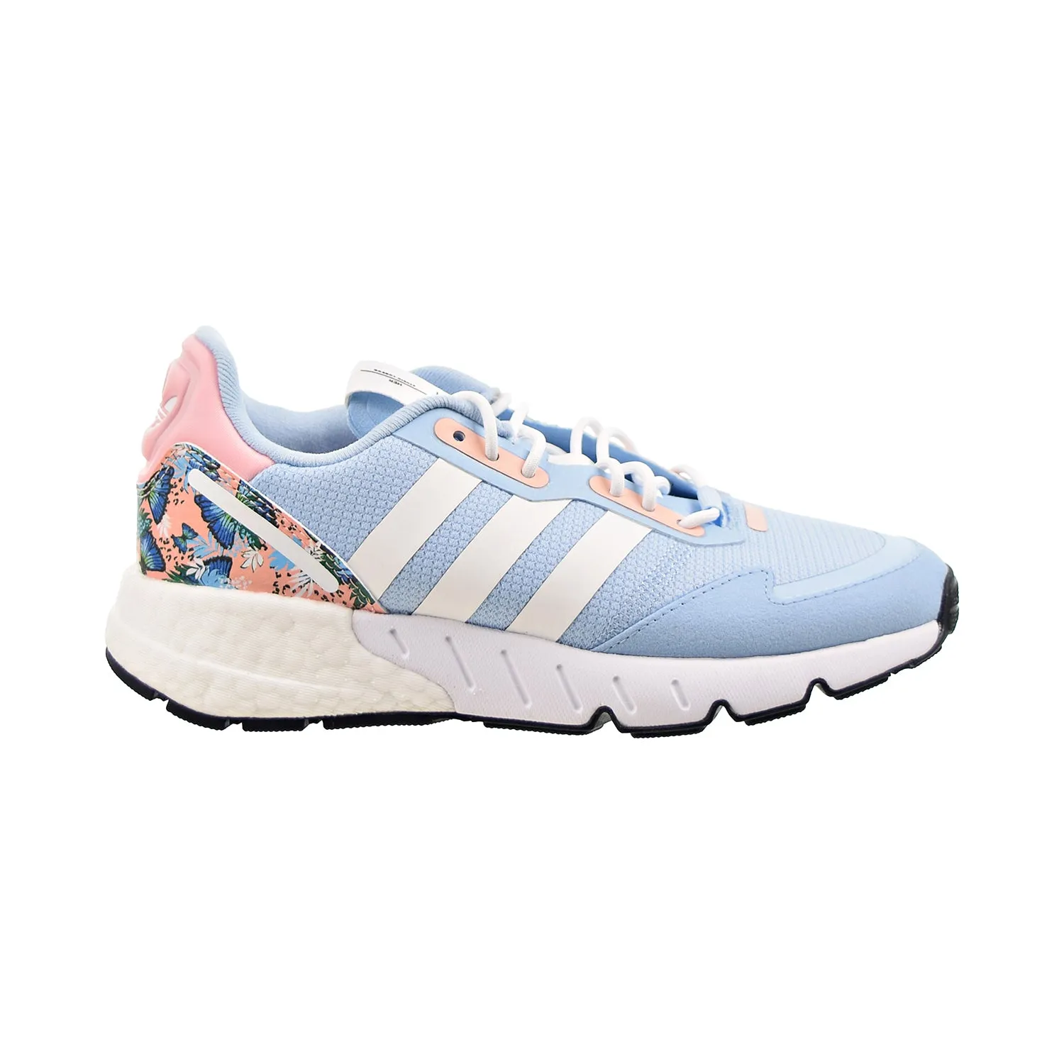 Adidas Trail Running Shoes Adidas ZX 1K Boost Big Kids' Shoes Clear Sky-Cloud White-Haze Coral