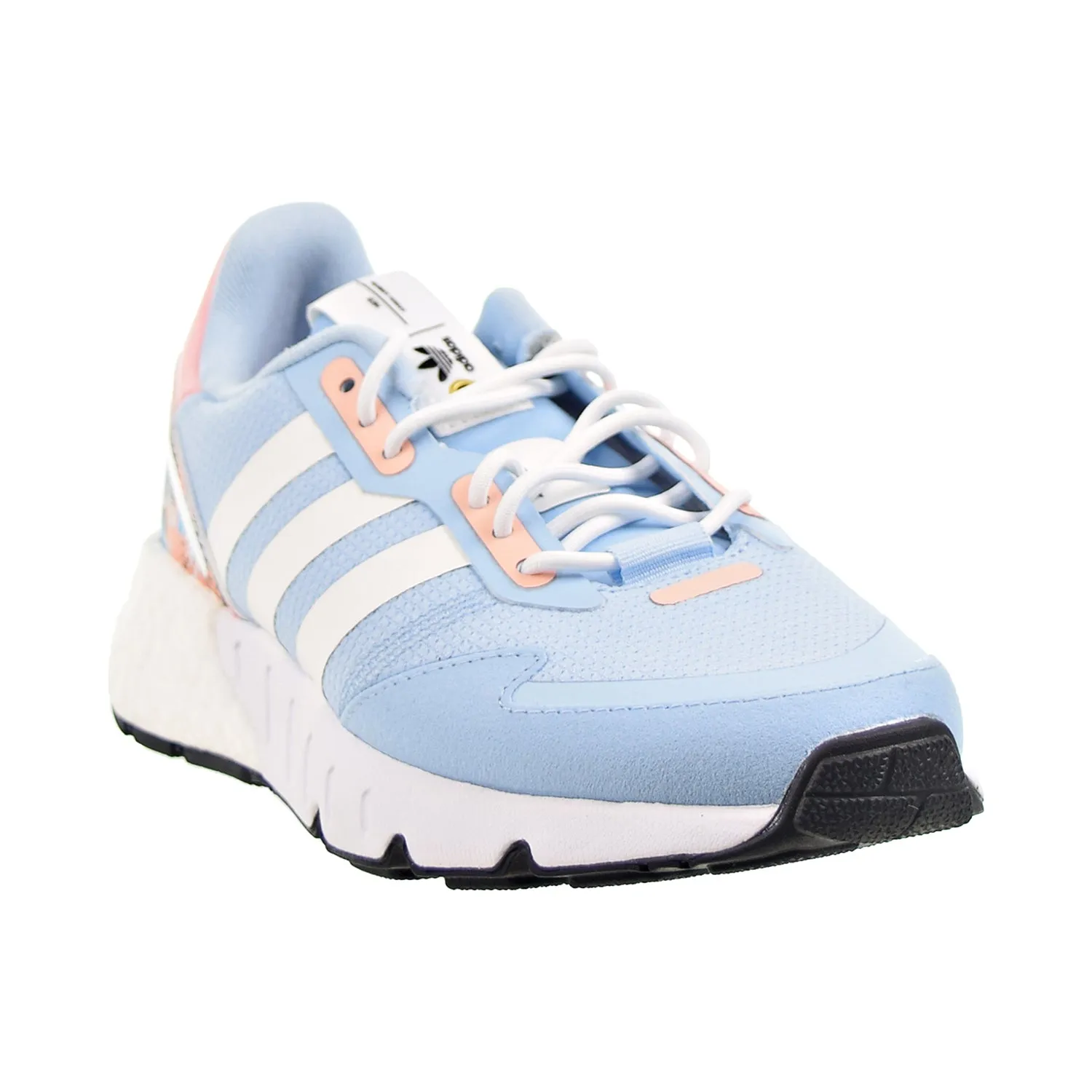 Bermuda Shoes Adidas Adidas ZX 1K Boost Big Kids' Shoes Clear Sky-Cloud White-Haze Coral