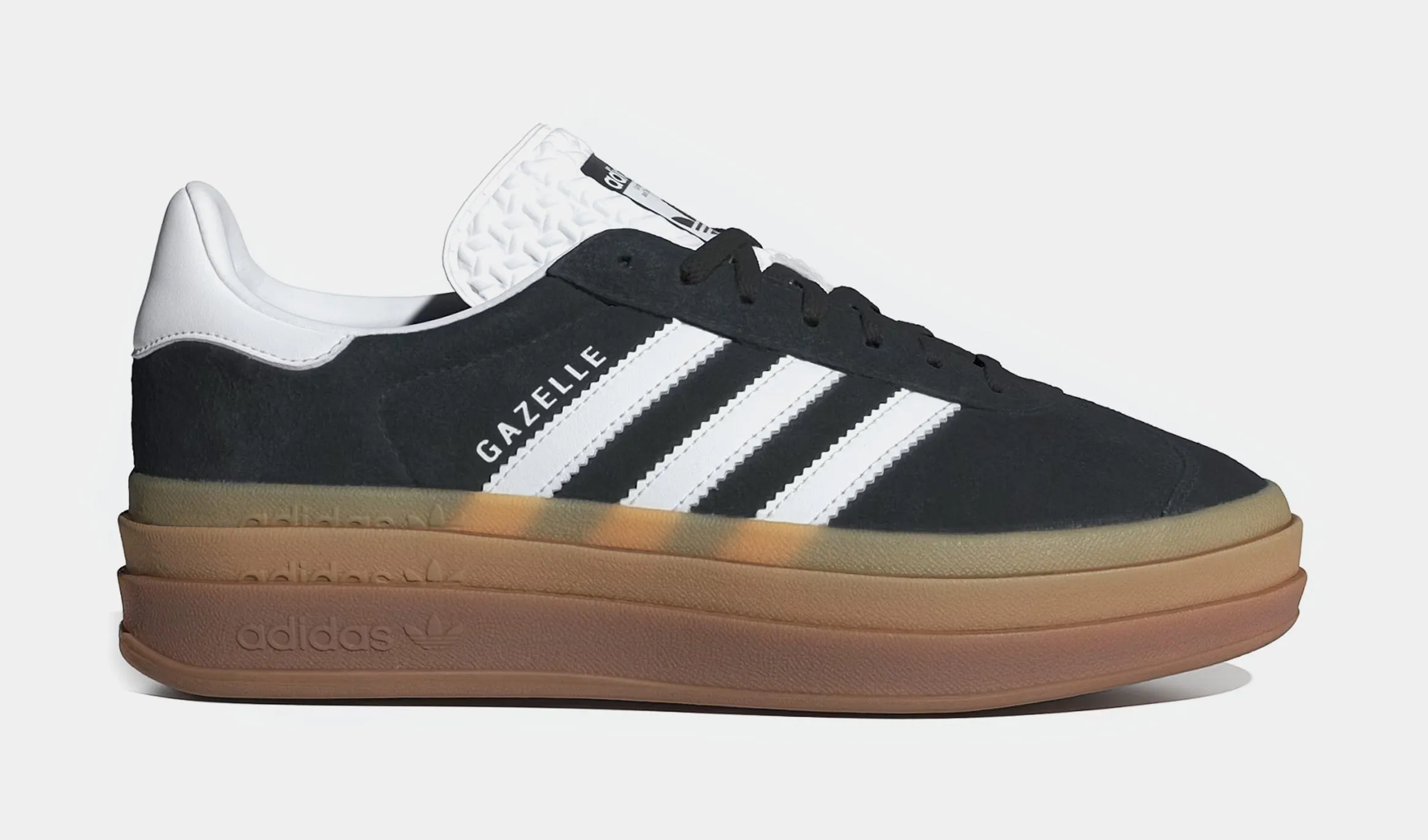 Adidas Roshe Shoes Gazelle Bold Womens Lifestyle Shoes (Black/White)