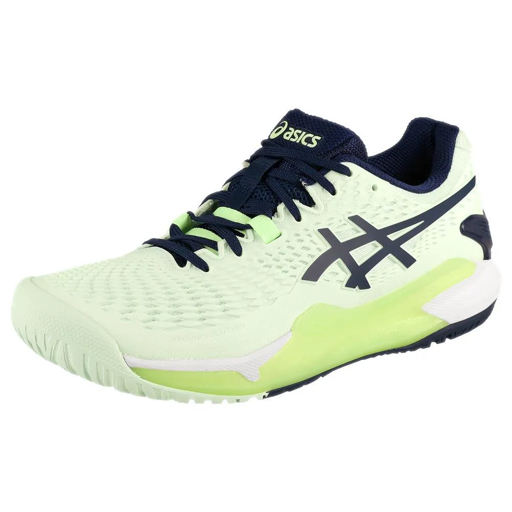 The Best Asics Walking Shoe Asics Women's Gel-Resolution 9 - Pale Mint/Blue Expanse