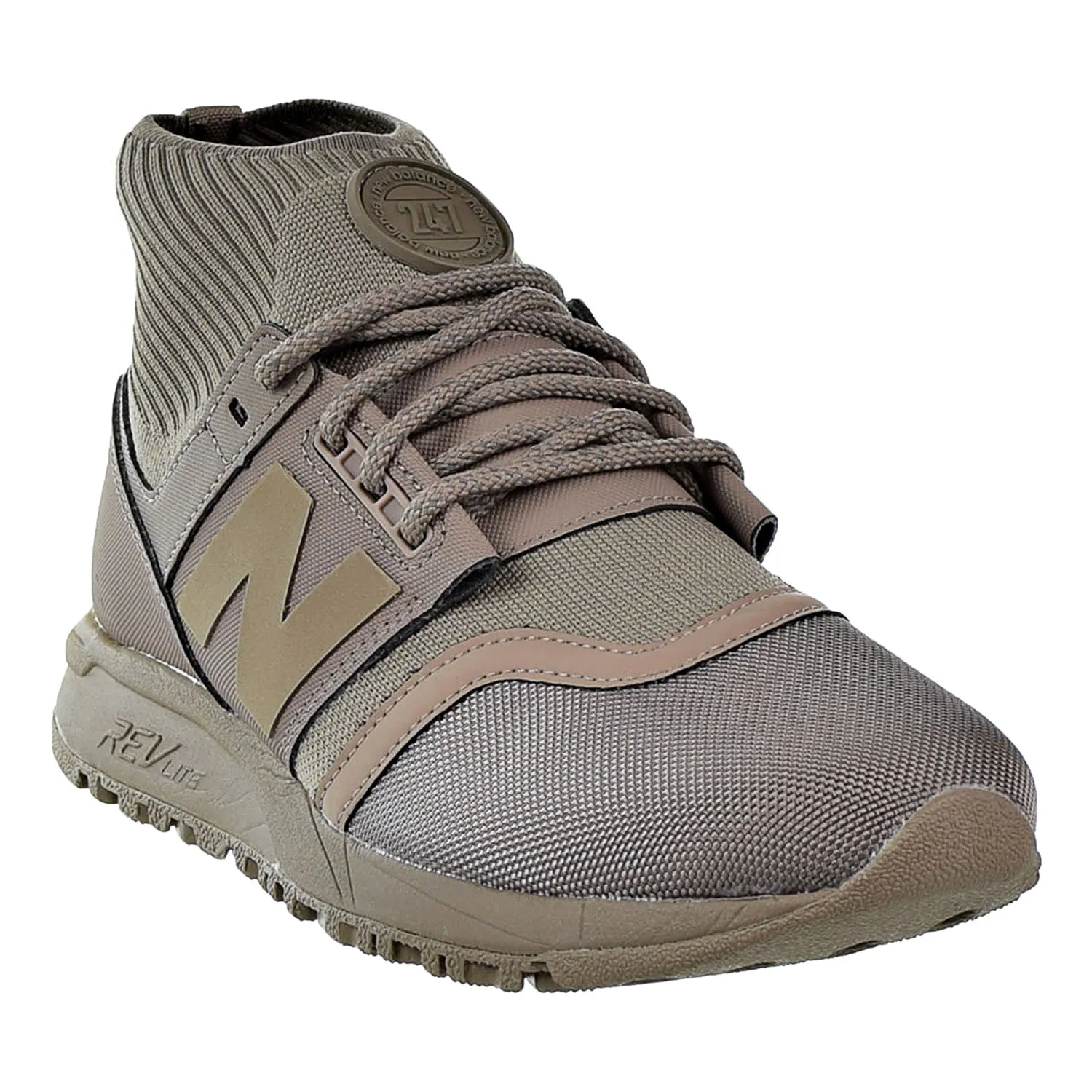 New Balance Blue And Gray New Balance "MID 247" Men's Shoes Mushroom/Brown