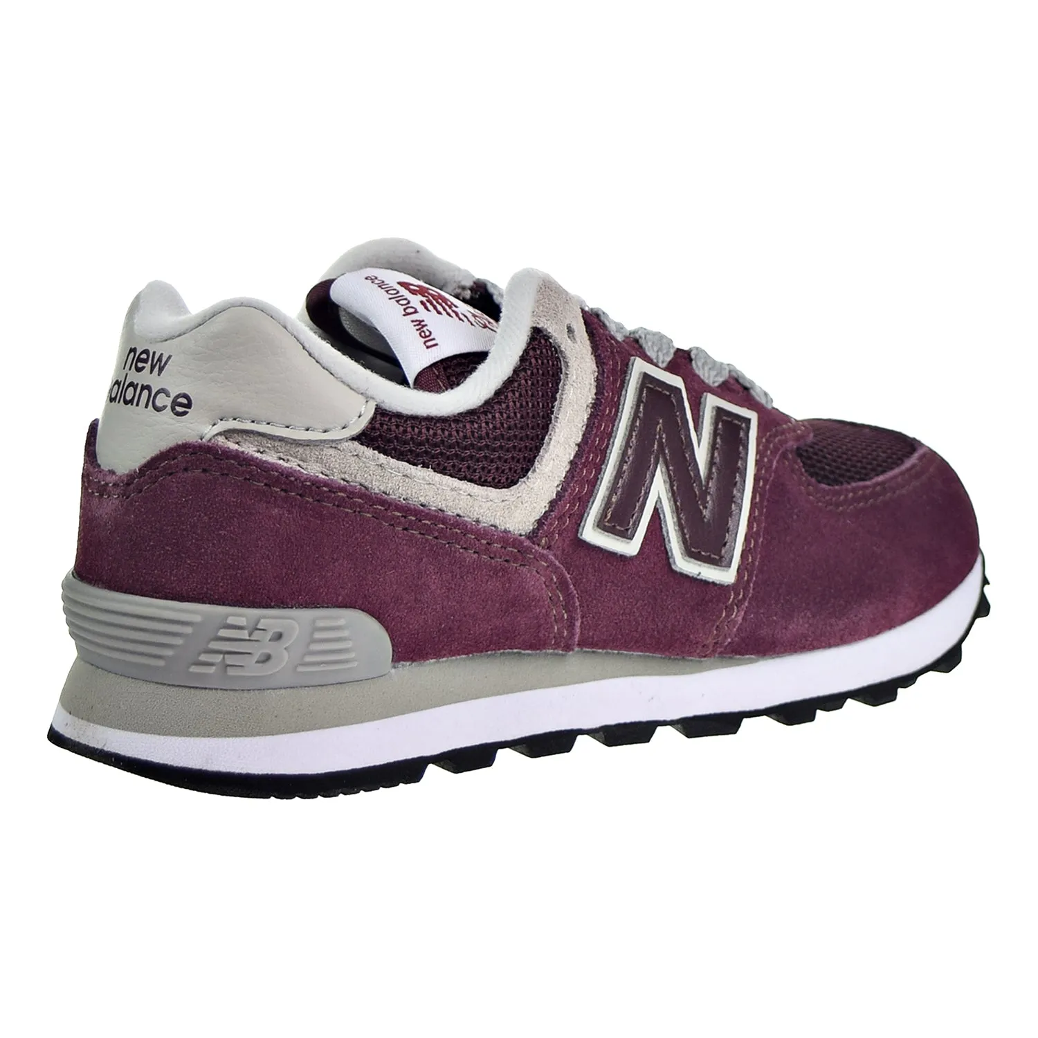 New Balance Hierro Women's New Balance 574 Little Kid's Shoes Burgundy/Grey