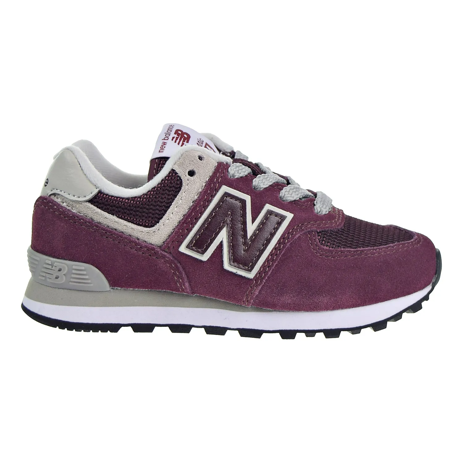 New Balance 574 Little Kid's Shoes Burgundy/Grey New Balance Roav V1 Women's