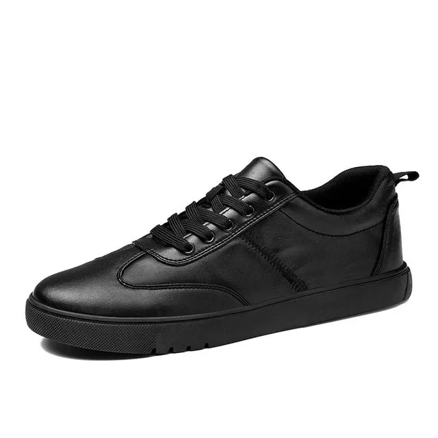 2018 Spring New Men Casual Shoes Breathable Wear Resistant Shoes Comfortable Summer White Round Toe Lace up Flat Snekaers Rv Flat Shoes