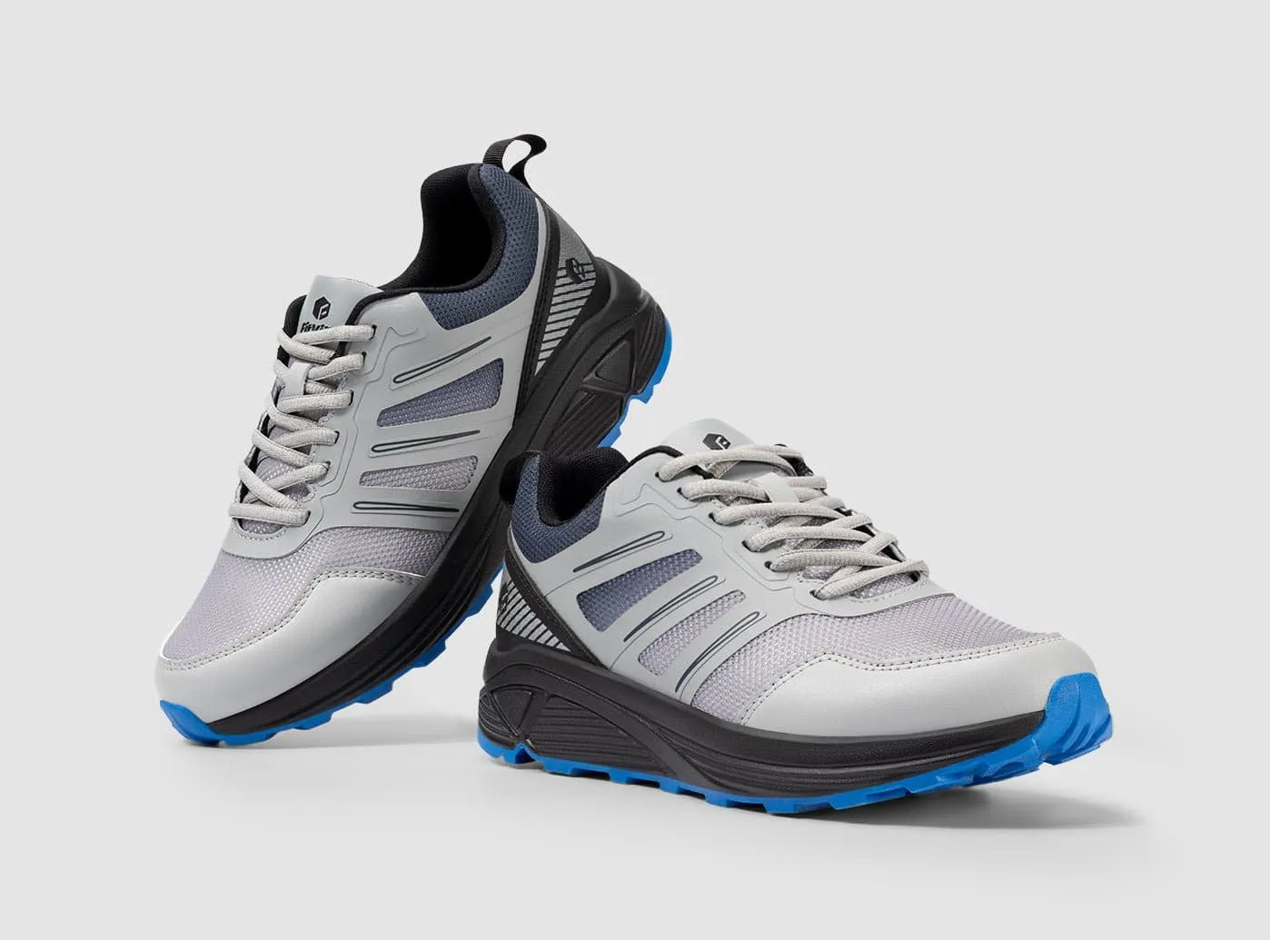 FitVille Men's AllTraction Trail Running Shoes V1 Flat Shoe Laces