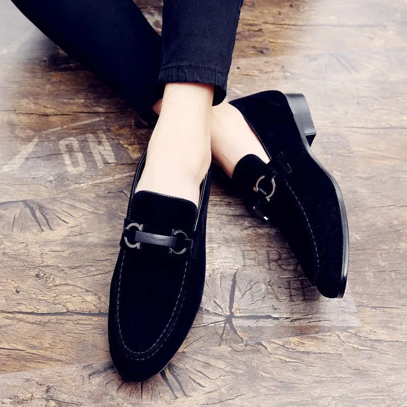 Best Shoe Brands For Flat Feet Stylish Men's Pointed Toe Peas Shoes