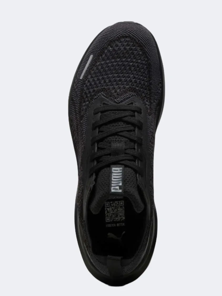 Puma Skyrocket Lite Engineered Men Running Shoes Black/Grey Asics Puregel Shoes