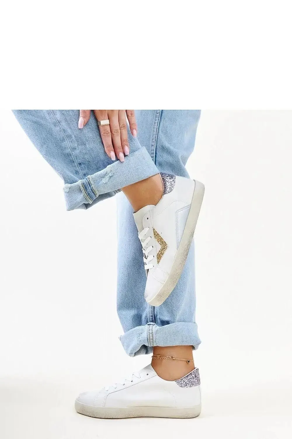 White sneakers Little Adidas Shoes