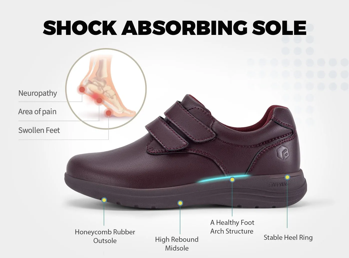 FitVille Women's BriskWalk Elite Dress Shoes V3 Waterproof Beach Walking Shoes