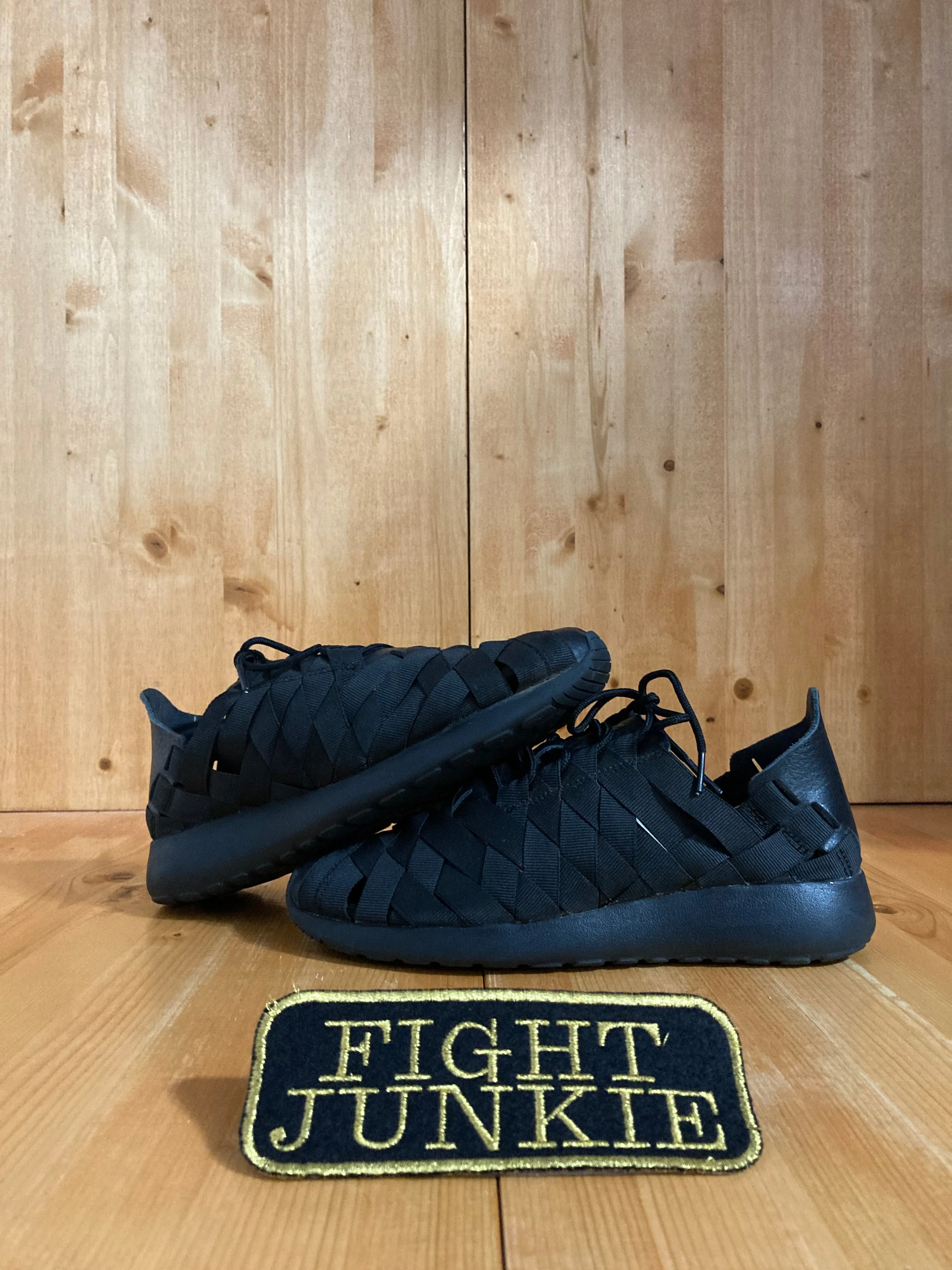 NIKE ROSHE RUN WOVEN Women's Size 6.5 Running Training Shoes Sneakers Triple Black 555257-001 Asics Gel-excite 10 Running Shoes