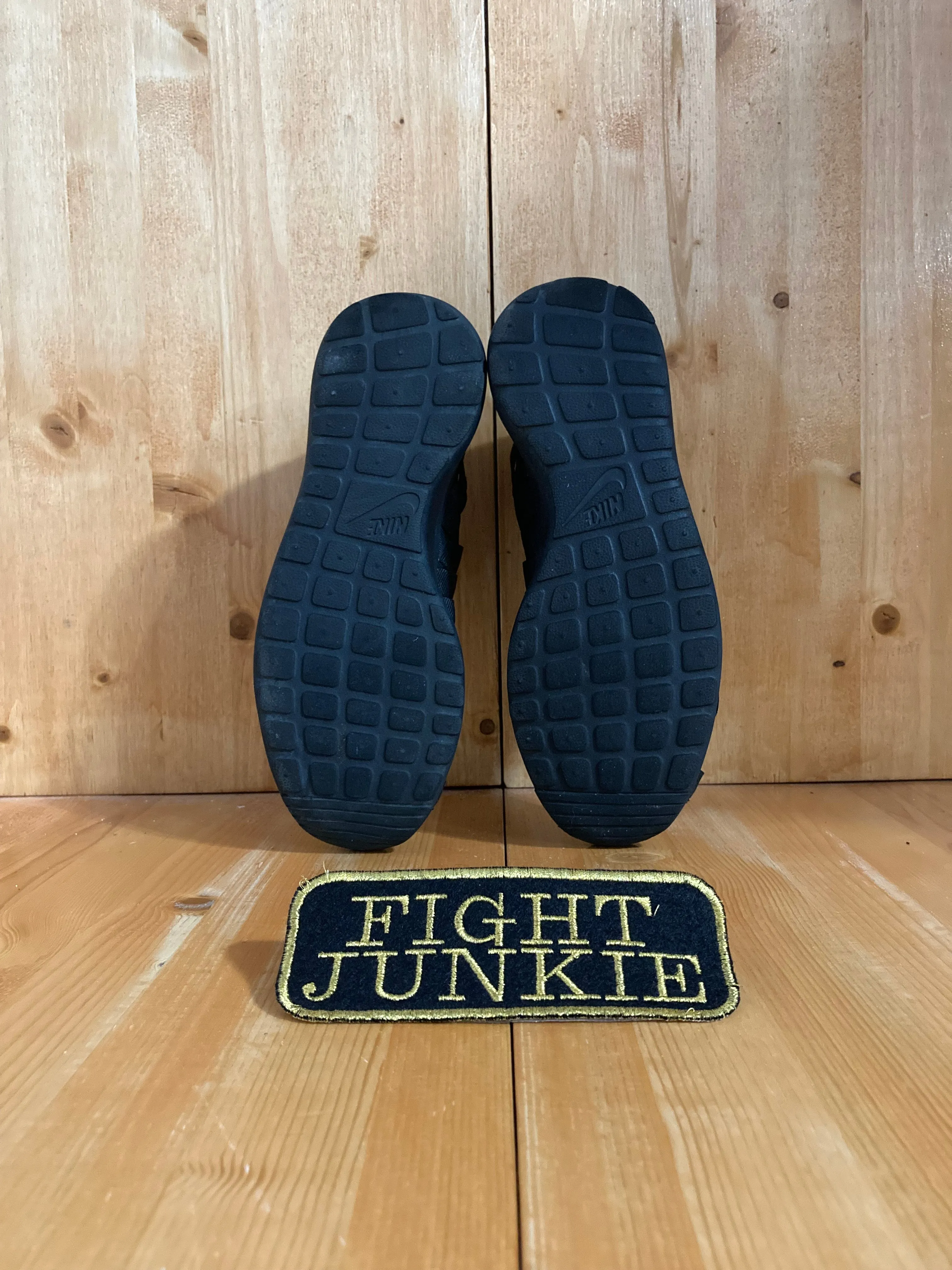 NIKE ROSHE RUN WOVEN Women's Size 6.5 Running Training Shoes Sneakers Triple Black 555257-001 Asics Shoes Us